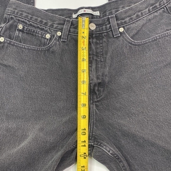 Vintage Tommy Hilfiger Black Bootcut Denim Jeans 30x30 - Picture 9 of 13